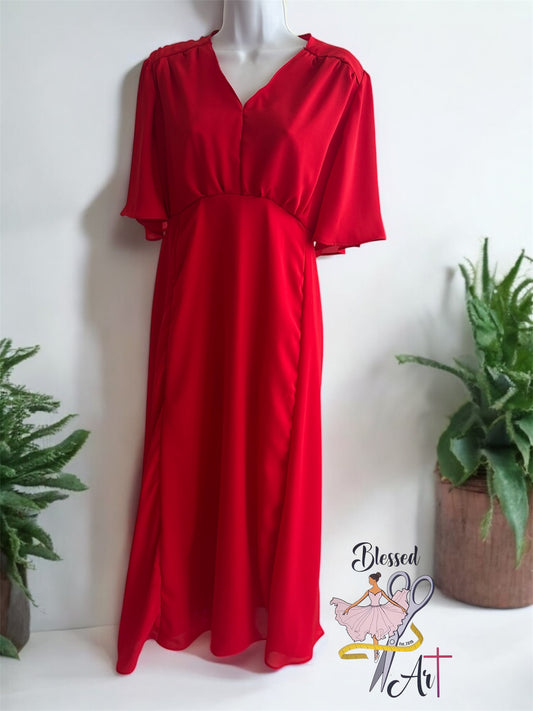 Vestido Maxi Rojo