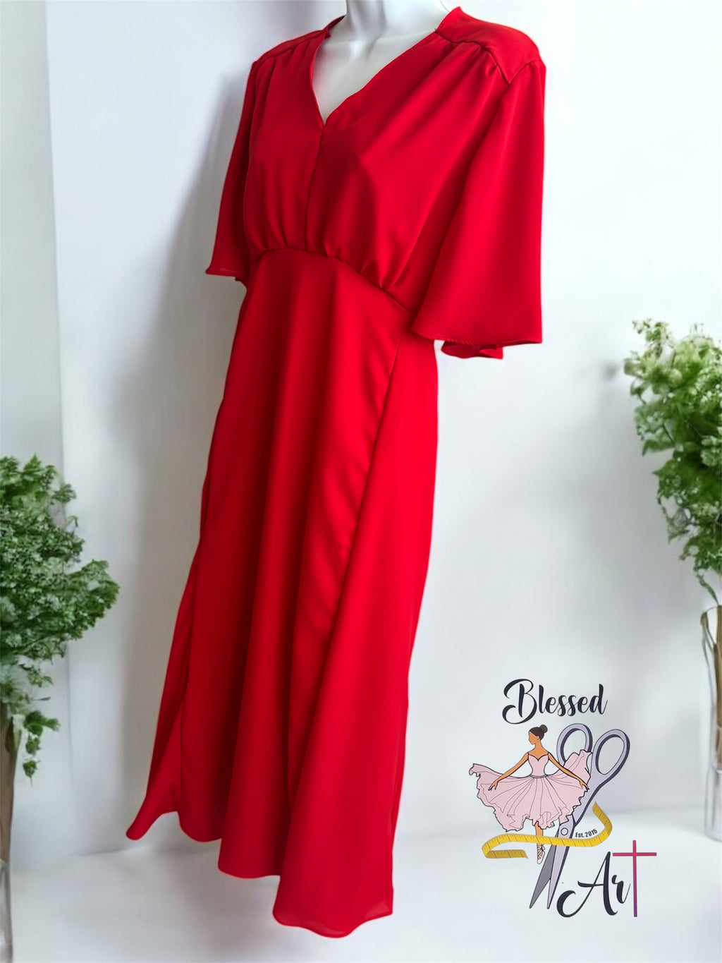 Vestido Maxi Rojo