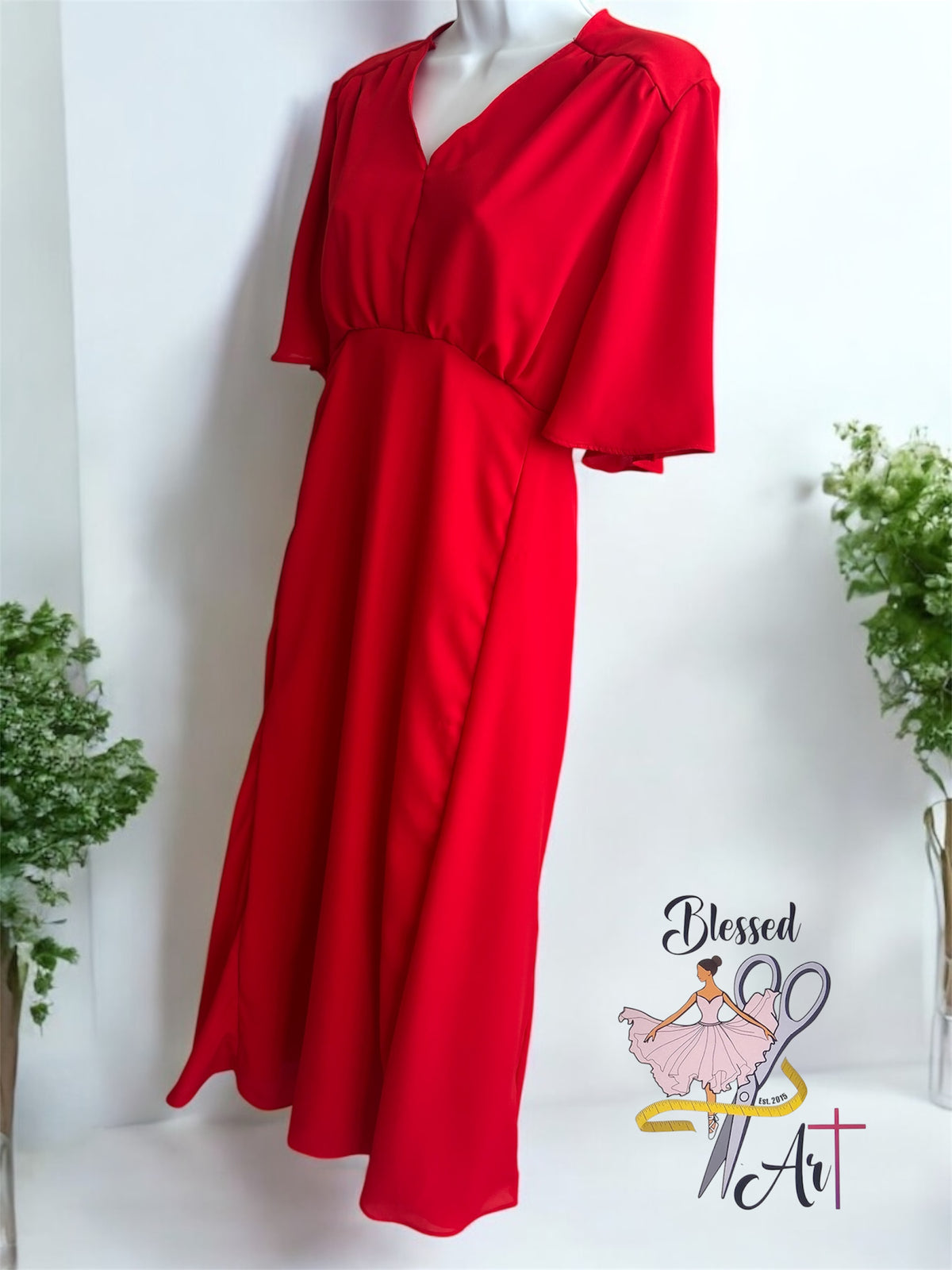 Vestido Maxi Rojo