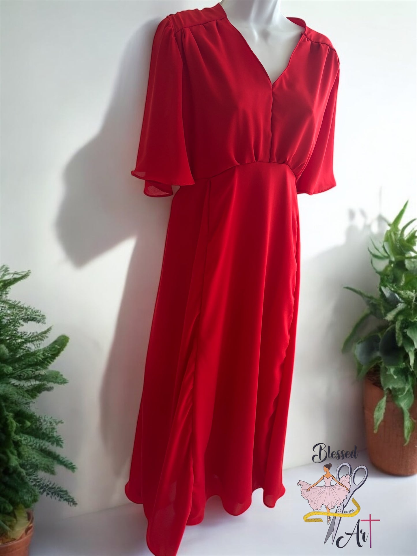 Vestido Maxi Rojo